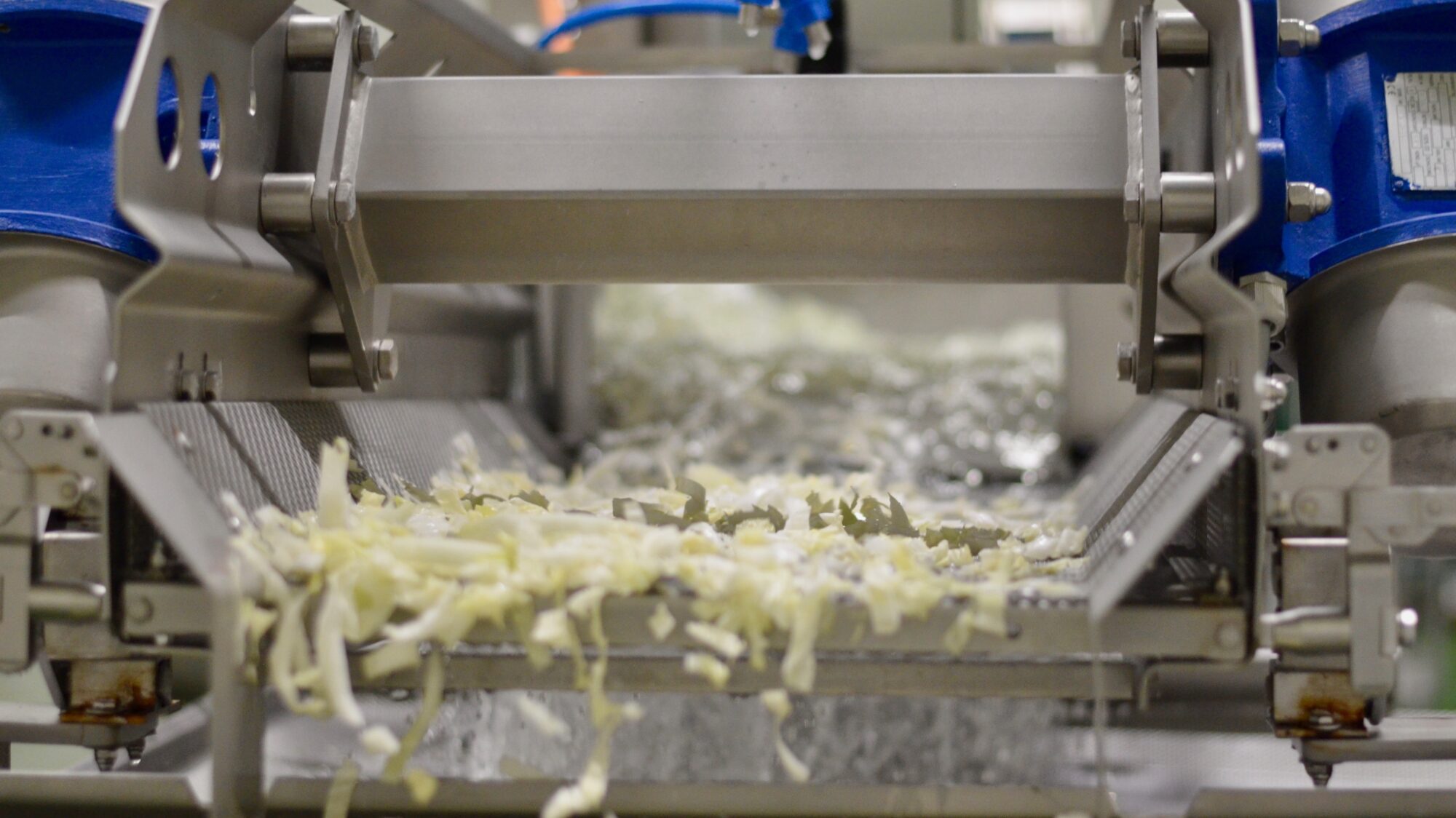 Schneideanlage in der Produktion