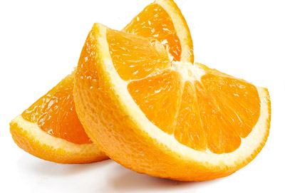 Geschnittene Orangen