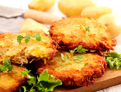 Kartoffeln, Reibekuchenteig